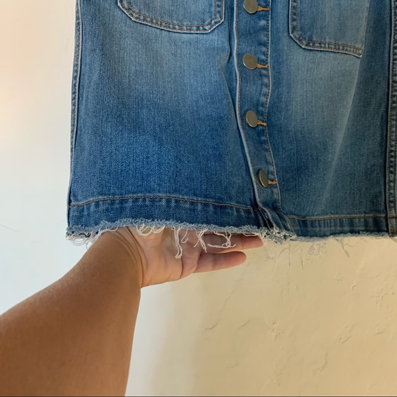 Loft Denim Skirt * 00 Petite = 2P - Picture 2 of 8